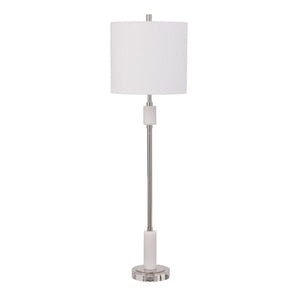   Polished Nickel Buffet Lamp | Oroa.com