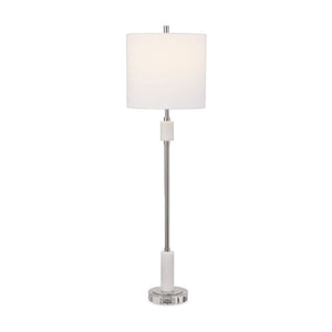   Polished Nickel Buffet Lamp | Oroa.com