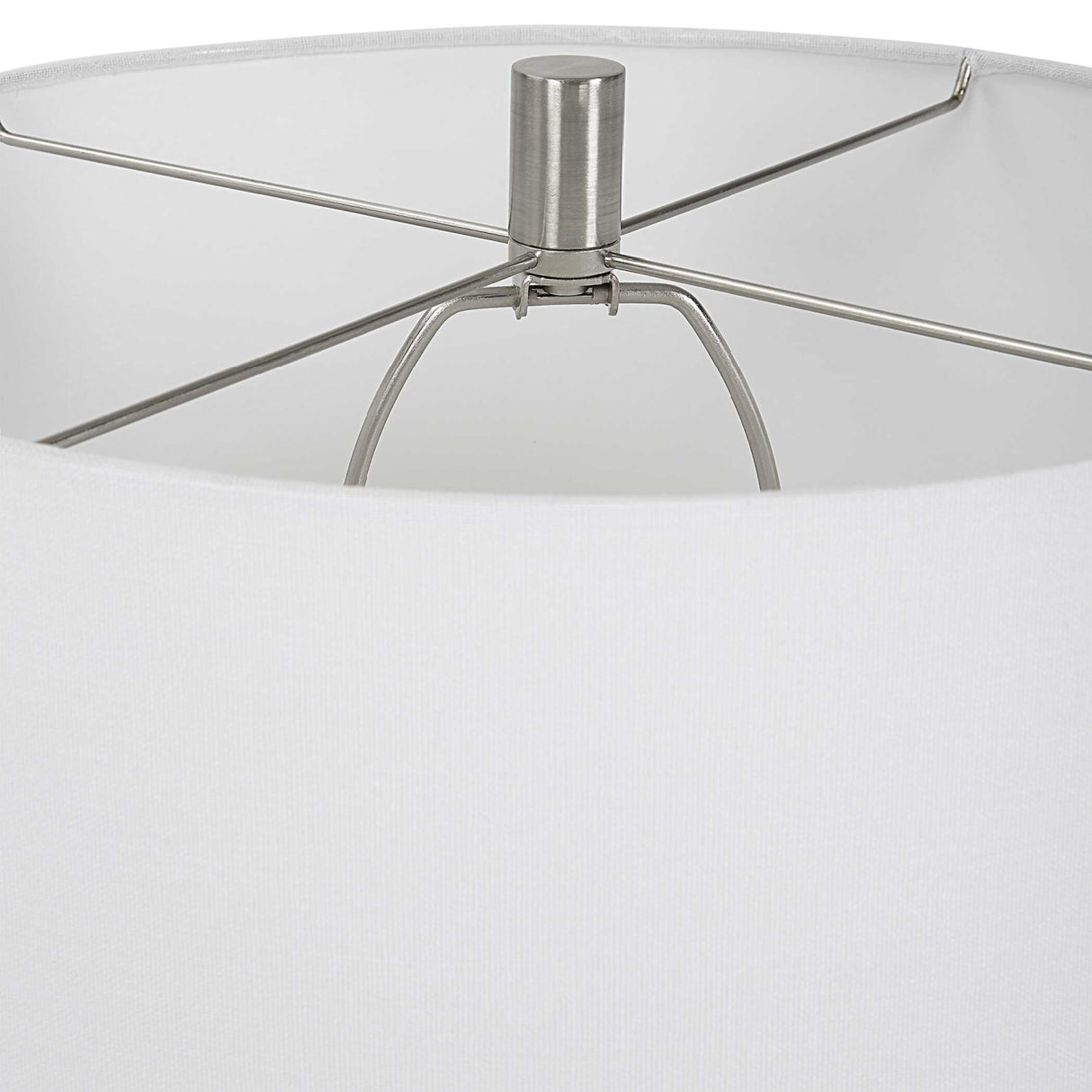   White Glazed Ceramic Table Lamp | Oroa.com