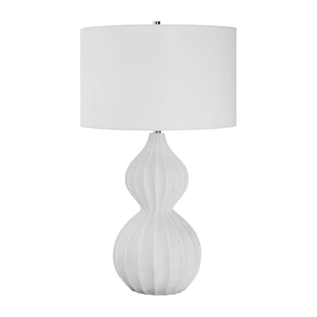   Modern European furniture - White Marble Inspired Table Lamp - www.oroa.com | Oroa.com