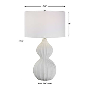   Modern European furniture - White Marble Inspired Table Lamp - www.oroa.com | Oroa.com