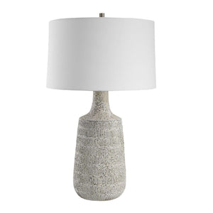   Mottled Gray Ceramic Table Lamp | Oroa.com