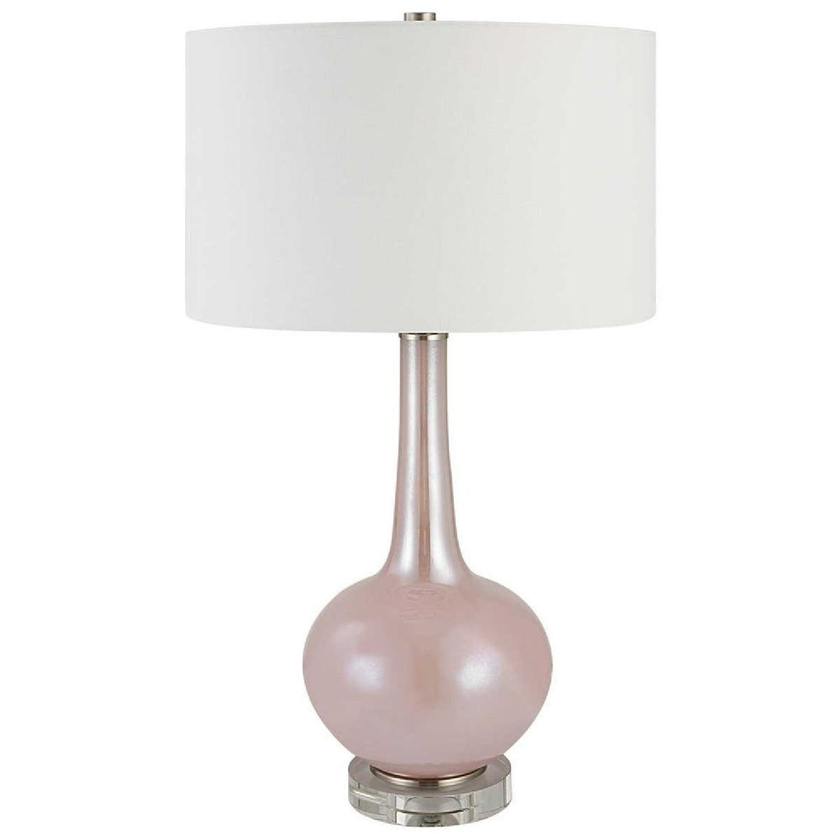   Pink Glass Table Lamp | Oroa.com