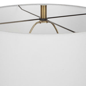   Modern European furniture - Scalloped Blue Ceramic Table Lamp - www.oroa.com | Oroa.com