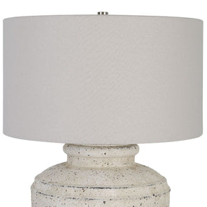   Modern European furniture - Aged Beige Ceramic Table Lamp - www.oroa.com | Oroa.com