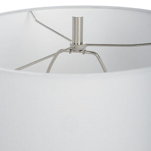   Stacked White Stone Table Lamp | Oroa.com