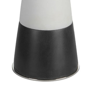   Black & White Stone Table Lamp | Oroa.com