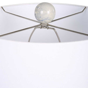   Blue Drip Ceramic Table Lamp | Oroa.com