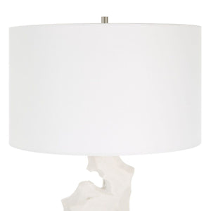   Organic-Shaped White Stone Table Lamp | Oroa.com