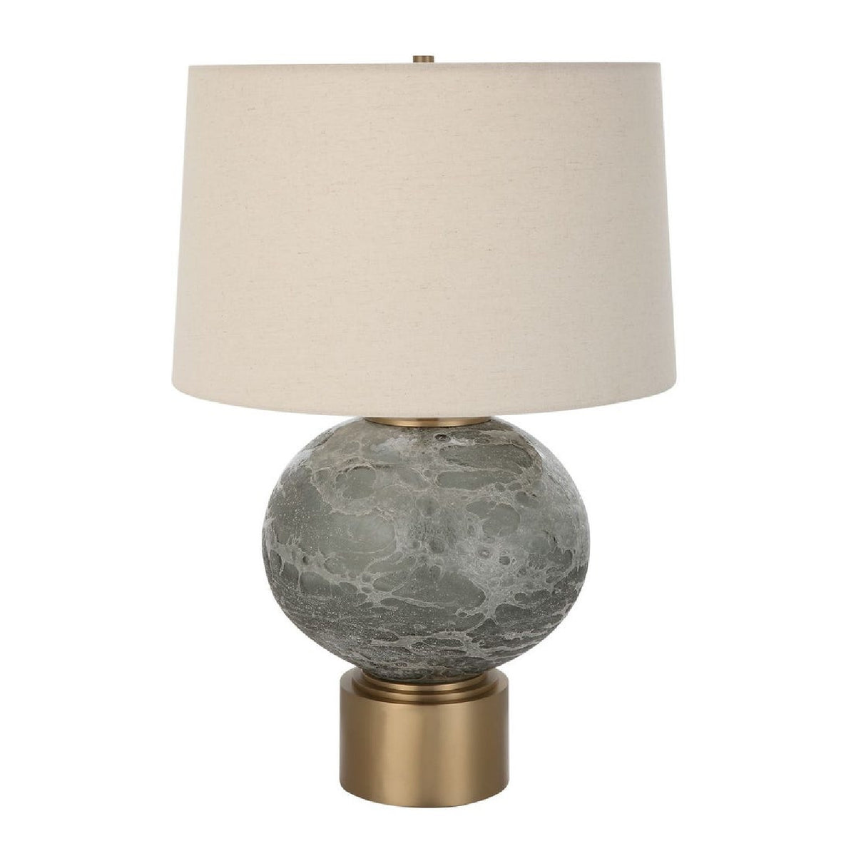   Modern European furniture - Smoky Gray Glass Table Lamp - www.oroa.com | Oroa.com