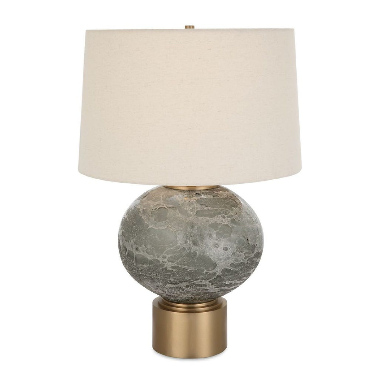   Modern European furniture - Smoky Gray Glass Table Lamp - www.oroa.com | Oroa.com