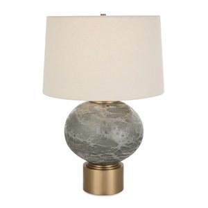   Modern European furniture - Smoky Gray Glass Table Lamp - www.oroa.com | Oroa.com