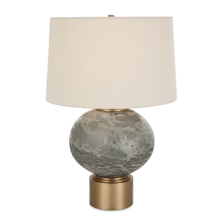   Modern European furniture - Smoky Gray Glass Table Lamp - www.oroa.com | Oroa.com