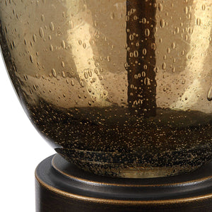   Teardrop Amber Glass Table Lamp | Oroa.com