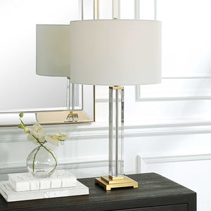   Modern European furniture - Square Column Base Table Lamp - www.oroa.com | Oroa.com