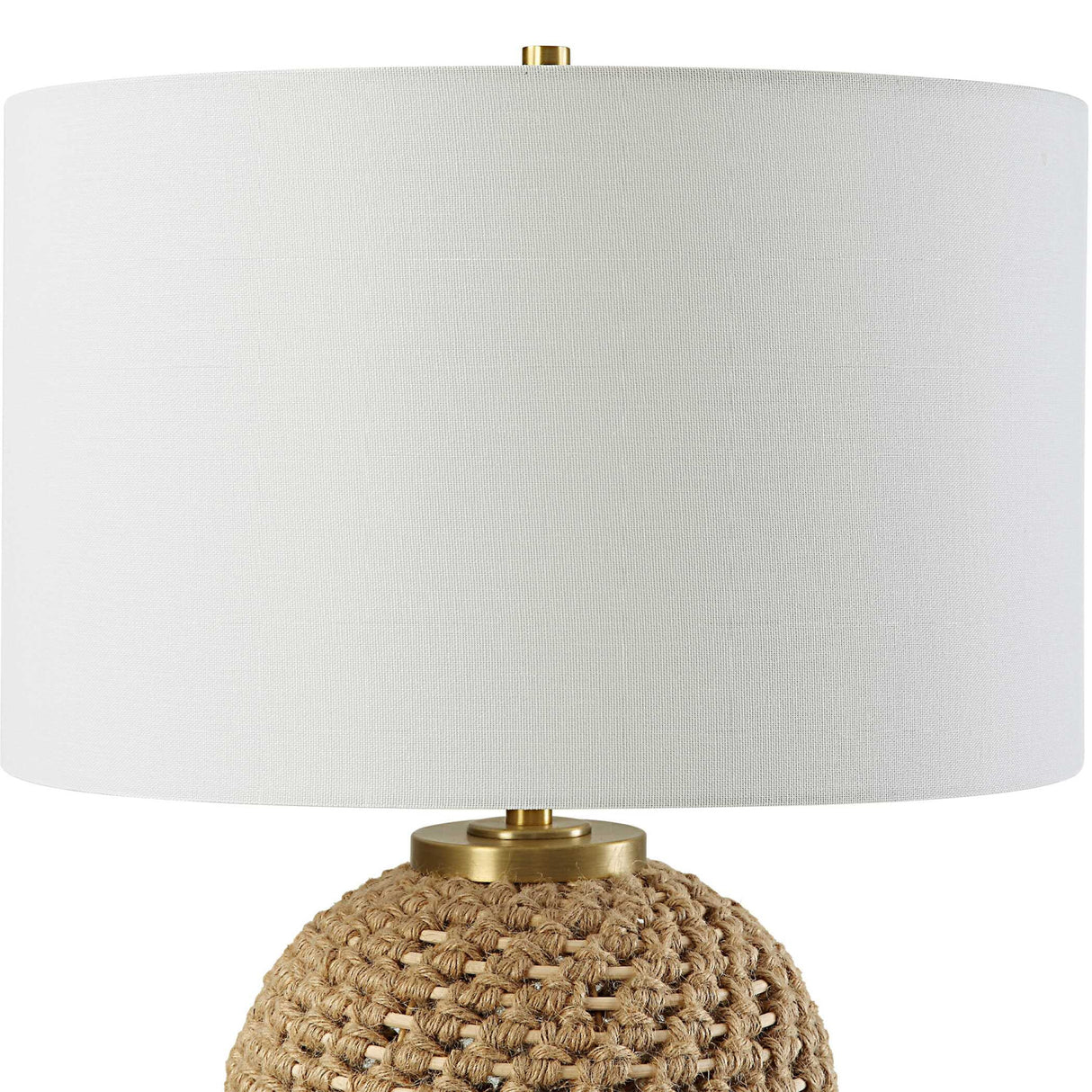   Modern European furniture - Knotted Natural Rope Table Lamp - www.oroa.com | Oroa.com