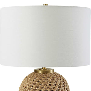   Modern European furniture - Knotted Natural Rope Table Lamp - www.oroa.com | Oroa.com