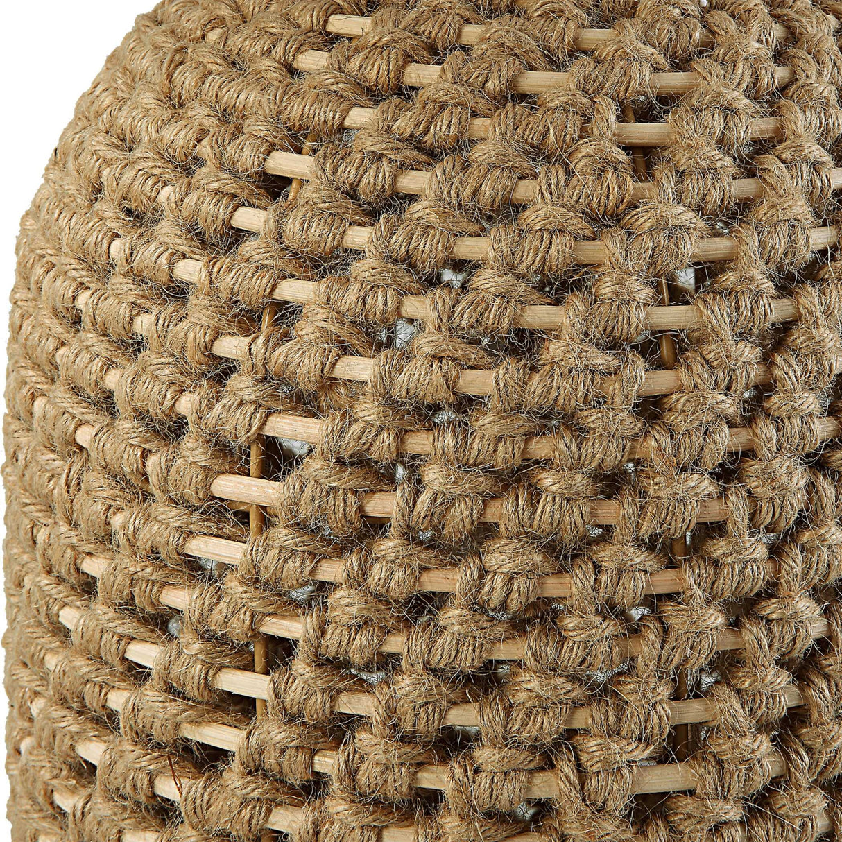   Modern European furniture - Knotted Natural Rope Table Lamp - www.oroa.com | Oroa.com