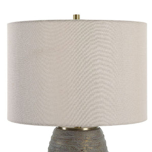   Modern European furniture - Bronze Ceramic Linen Table Lamp - www.oroa.com | Oroa.com