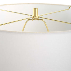   White Porcelain Flower-Inspired Table Lamp | Oroa.com