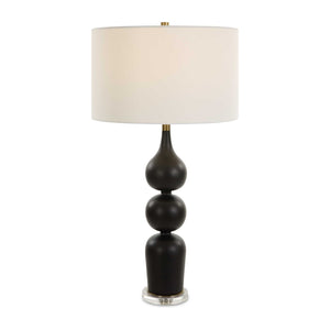   Black Ceramic Table Lamp | Oroa.com