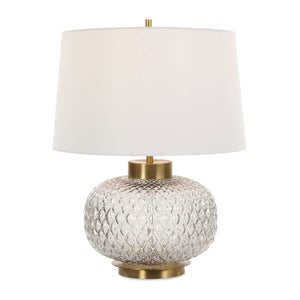   Lattice Embossed Glass Table Lamp | Oroa.com