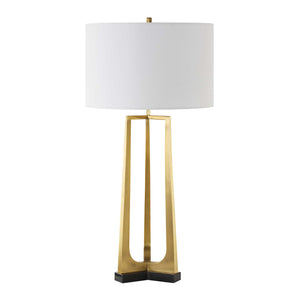   Antique Brass Tapered Table Lamp | Oroa.com