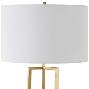   Antique Brass Tapered Table Lamp | Oroa.com