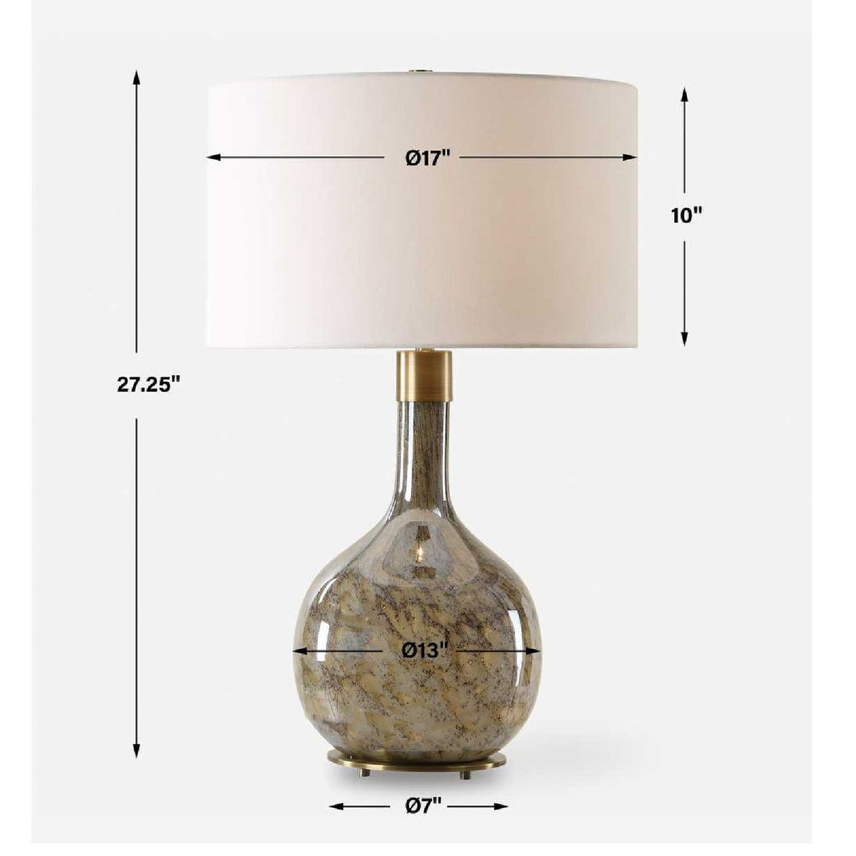   Modern European furniture - Seeded Glass Table Lamp - www.oroa.com | Oroa.com