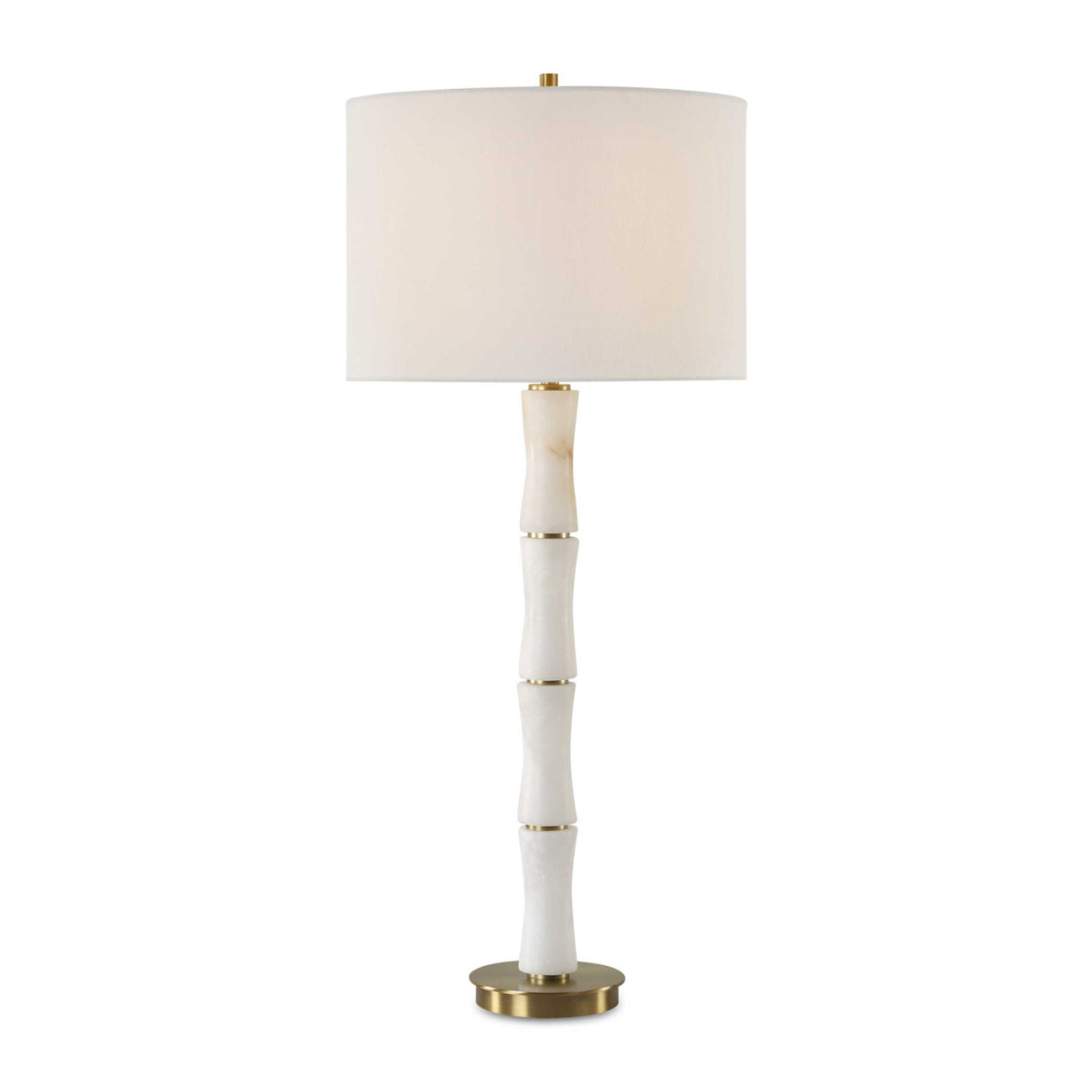   Polished Alabaster Table Lamp | Oroa.com
