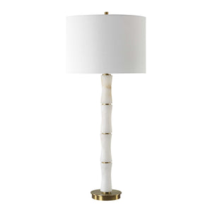   Polished Alabaster Table Lamp | Oroa.com