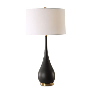   Modern European furniture - Black Teardrop-Shaped Table Lamp - www.oroa.com | Oroa.com