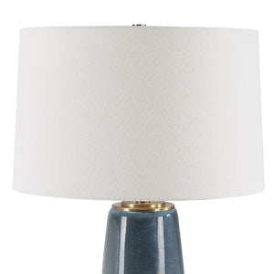   Modern European furniture - Blue Ceramic Table Lamp - www.oroa.com | Oroa.com