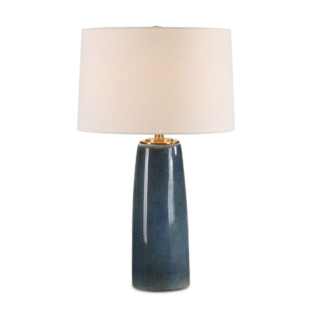 Modern European furniture - Blue Ceramic Table Lamp - www.oroa.com