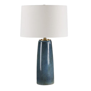   Modern European furniture - Blue Ceramic Table Lamp - www.oroa.com | Oroa.com