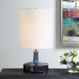   Modern European furniture - Blue Ombre Ceramic Table Lamp - www.oroa.com | Oroa.com