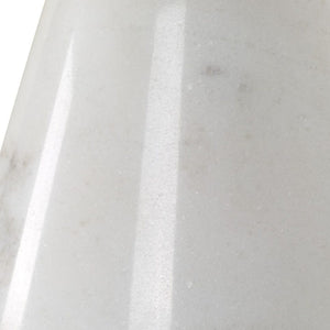   White Marble & Brass Table Lamp | Oroa.com