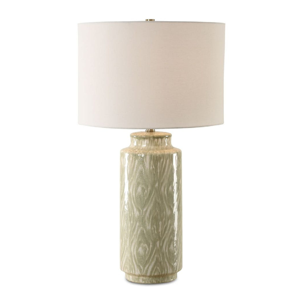   Modern European furniture - Patterned Cream Ceramic Table Lamp - www.oroa.com | Oroa.com