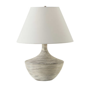   White Distressed Ceramic Table Lamp | Oroa.com