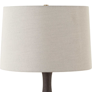   Modern European furniture - Ribbed Black Ceramic Table Lamp - www.oroa.com | Oroa.com