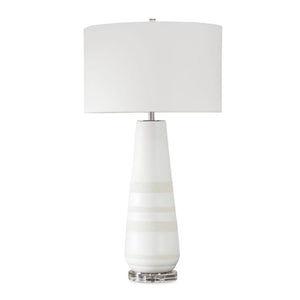   White & Gray Ceramic Table Lamp | Oroa.com