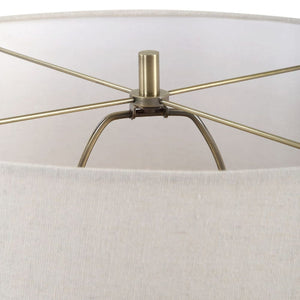   Modern European furniture - Beige Textured Ceramic Table Lamp - www.oroa.com | Oroa.com