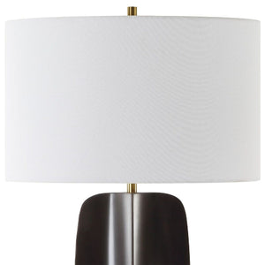   Black Iron Modern Table Lamp | Oroa.com