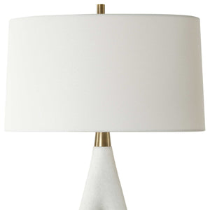  White Stone Table Lamp | Oroa.com