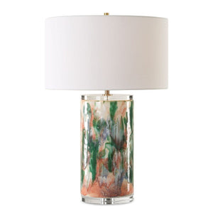   Multicolored Ceramic Table Lamp | Oroa.com