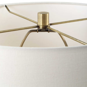   White Marble Column Table Lamp | Oroa.com