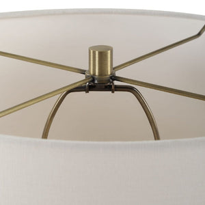   Modern European furniture - Honed Travertine Table Lamp - www.oroa.com | Oroa.com