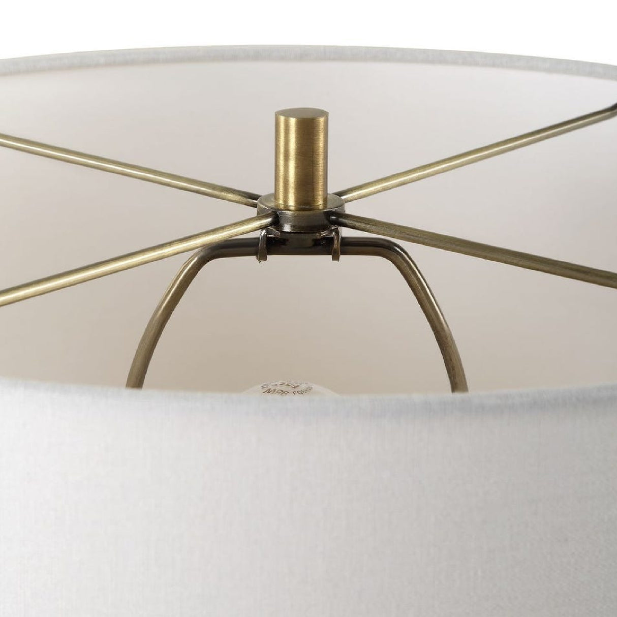  Modern European furniture - Scalloped Dark Oak Table Lamp - www.oroa.com | Oroa.com