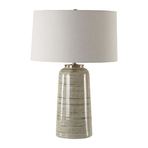   Modern European furniture - Tan Glazed Ceramic Table Lamp - www.oroa.com | Oroa.com