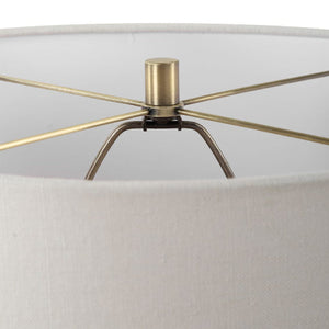   Modern European furniture - Tan Glazed Ceramic Table Lamp - www.oroa.com | Oroa.com